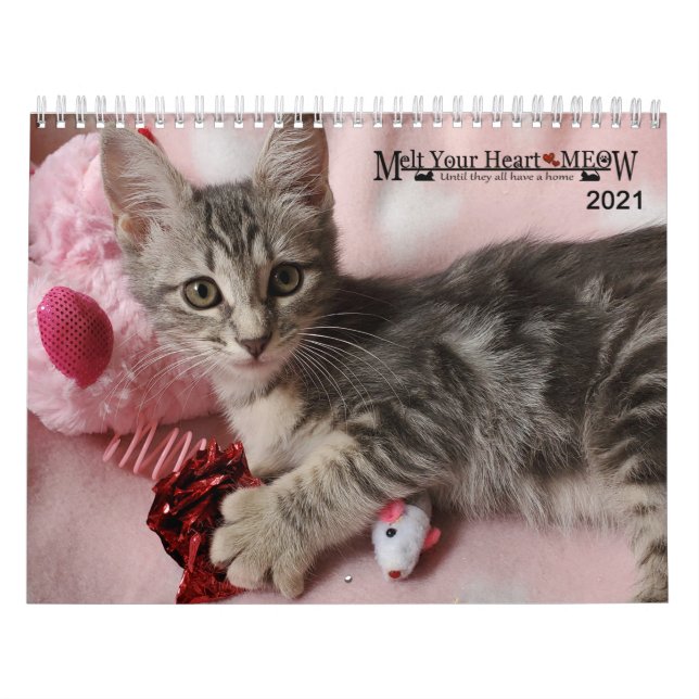Melt Your Heart - Calendario de gatitos MEOW 2021 (Tapa)