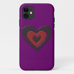 Melting gótico Love Heart iPhone 5 Funda