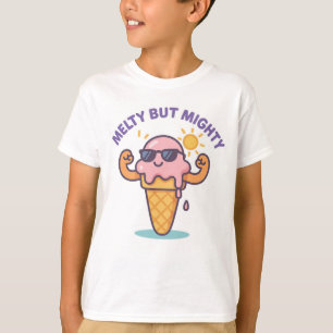 Melty Pero Mighty - Camiseta De Verano De Crema De