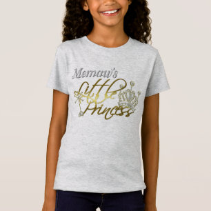 Memaw Little Princess  camiseta de jersey fina par