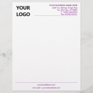 Membretado de Carta Comercial Personalizado Elija