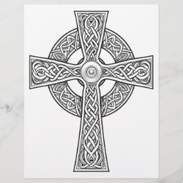 Membrete 10 páginas de colores cruzados celtas