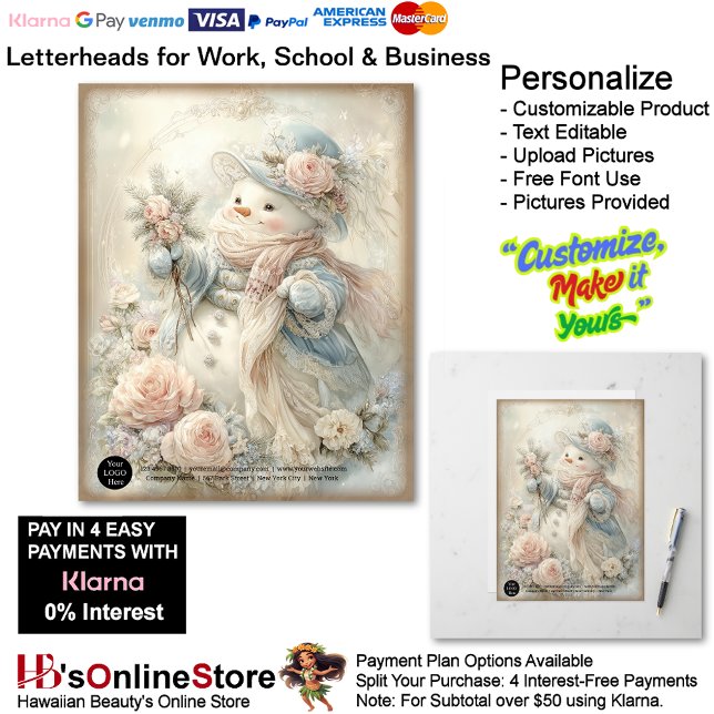 Membrete 16 Victorian Vintage Elegant Charming Classic  (16 Victorian Vintage Elegant Charming Classic Letterhead.)