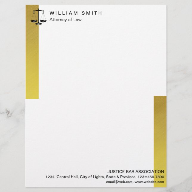 Membrete Abogado en Derecho Abogado Abogado en Escala Juríd (Anverso)