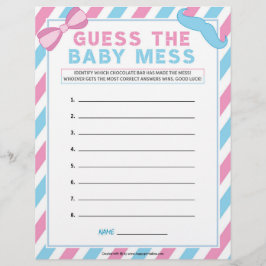 Membrete Adivinen El Desastre Del Bebé [Sorpresa De Género]