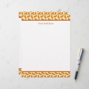 Membrete Adorable patrón de salchicha en mosaico 