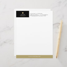 Agente Inmobiliario Moderno Letra Head Stationery