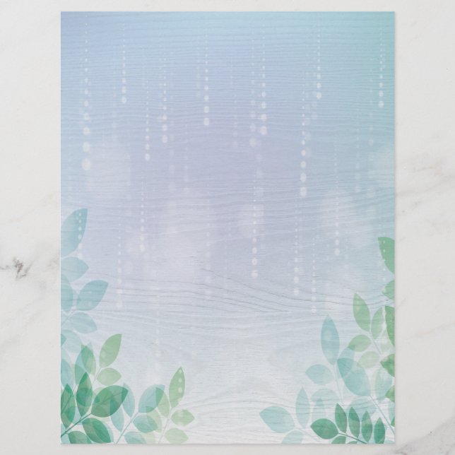 Membrete Agua y vegetación (Anverso)