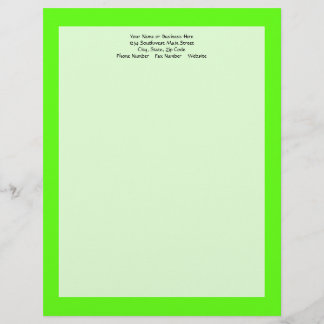 Membrete Alta visibilidad Neón Verde