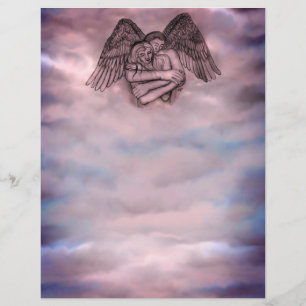 Membrete Angel Eros en el amor