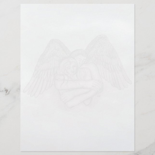 Membrete Angel Eros en el amor (Anverso)