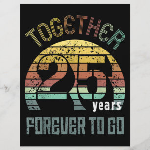 Membrete Aniversario Boda de 25 años