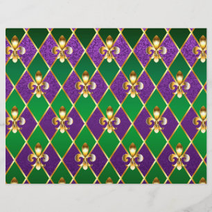 Membrete Antecedentes de joyas Mardi Gras
