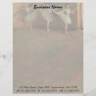 Membrete Antes del ballet de Edgar Degas, Bello Artes del