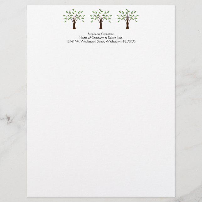 Membrete Árbol del Genealogist simple de la naturaleza de (Anverso)