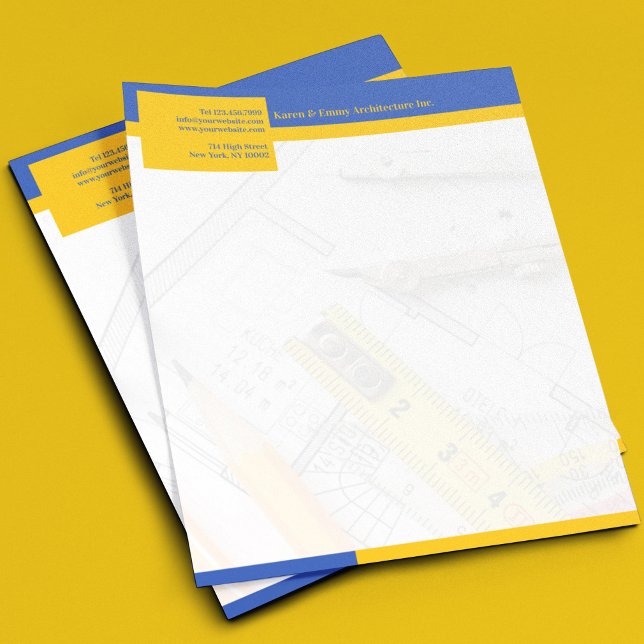 Membrete Architecture Letterhead (Subido por el creador)