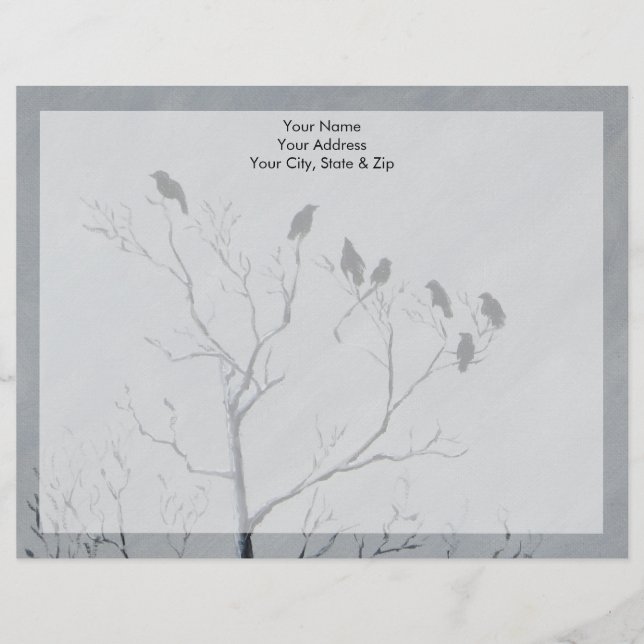 Membrete Aves de Invierno (Anverso)