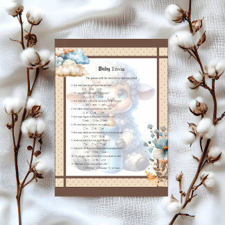 Membrete Baby Circus_  Baby Trivia game