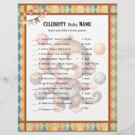 Membrete Baby Circus_ Celebrity Baby Game