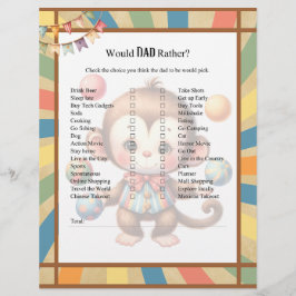 Membrete Baby Circus: ¿Preferiría Papá?