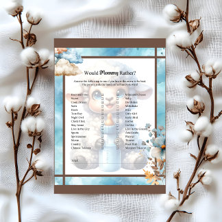 Membrete Baby Circus_  Would Mommy Rather