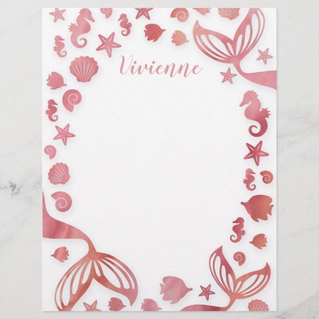 Membrete Bajo la sirena marina (Anverso)