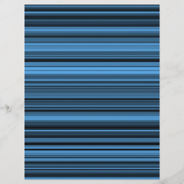 Membrete Bandas negras azules (Anverso)