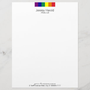 Membrete Bandera arco iris