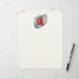 Membrete Barco de vela 5