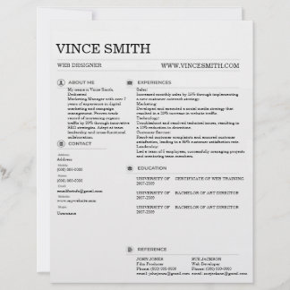 Membrete Basic Professional Resume Template Design Trendy 1