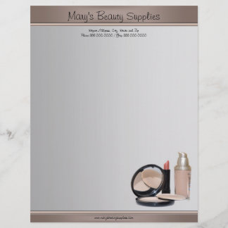Membrete Beautician Letterhead