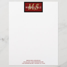 Membrete Beautician Stylist Interior Design Adaptable