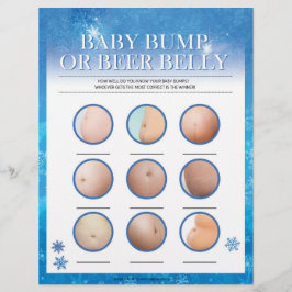 Membrete Bebé O Belly De Cerveza [Azul Nieto]