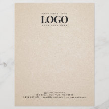 Beige Sand Añadir tu Rectangle Business Logo Texto