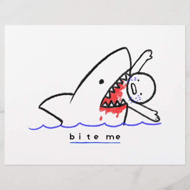 Membrete Bite Me (Anverso)
