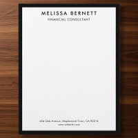 Blanco negro de lujo minimalista