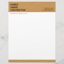 Membrete Bold Molded Particle Board Construction Business