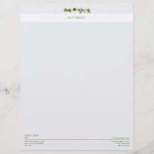 Membrete Botanista Business