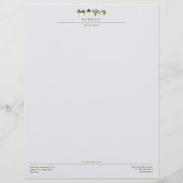 Membrete Botanista Business