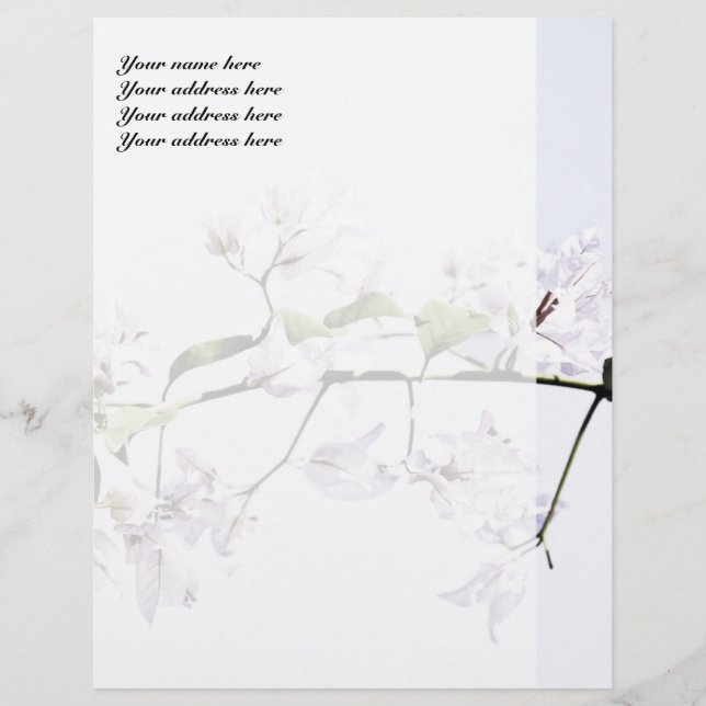 Membrete Bougainvillea (Anverso)