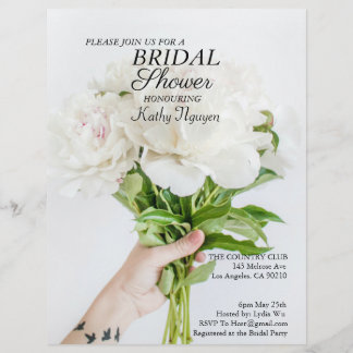 Membrete Bridal Shower Invitation  Postcard
