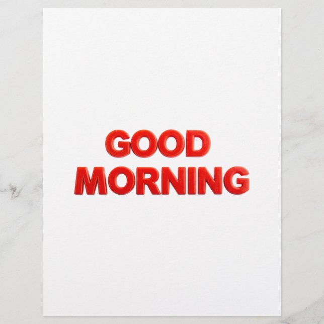 Membrete Buenos Días Vibraciones (Anverso)