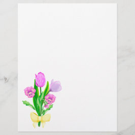 Membrete Bunch of Spring Flowers