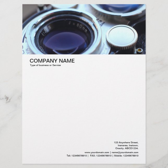 Membrete Cabecera de imagen grande: cámara réflex ventilado (Anverso)