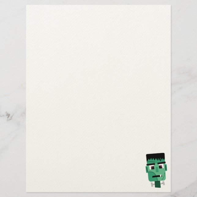 Membrete Cabeza de Frankenstein Monster (Anverso)