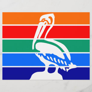 Membrete Cabeza de letra con bandera de San Petersburgo