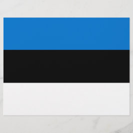 Membrete Cabezal con bandera de Estonia