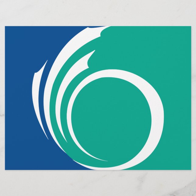 Membrete Cabezal con bandera de Ottawa, Canadá (Anverso)