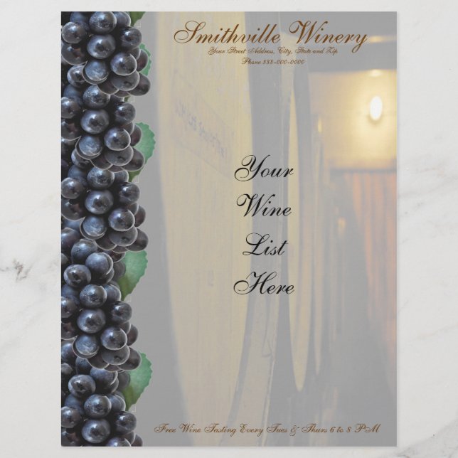 Membrete Cabezal de letras de invierno (Anverso)