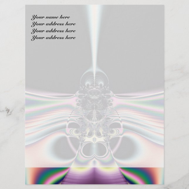 Membrete Cabezal de pájaro Funky (Anverso)